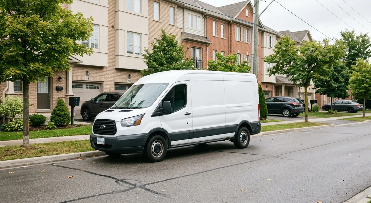 Check Pest Control service van and technician in Newmarket, Ontario